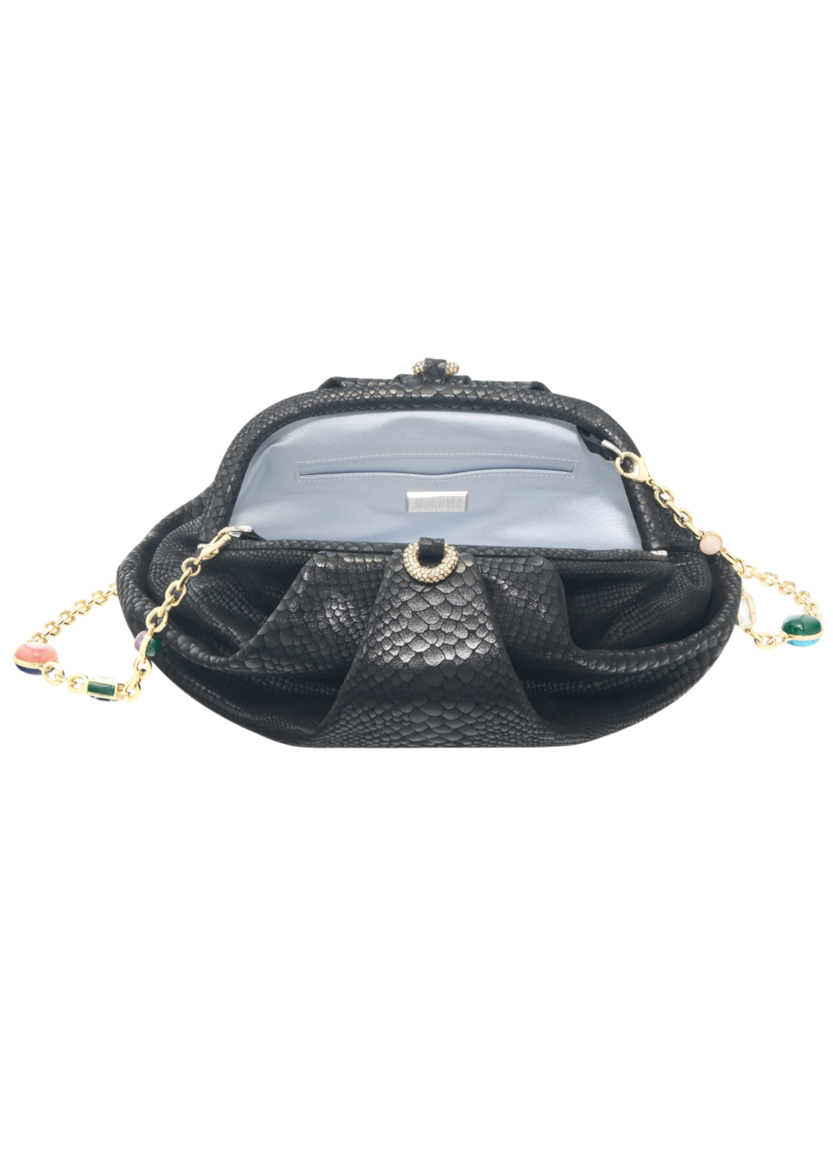 Grande Gemma Embossed Clutch