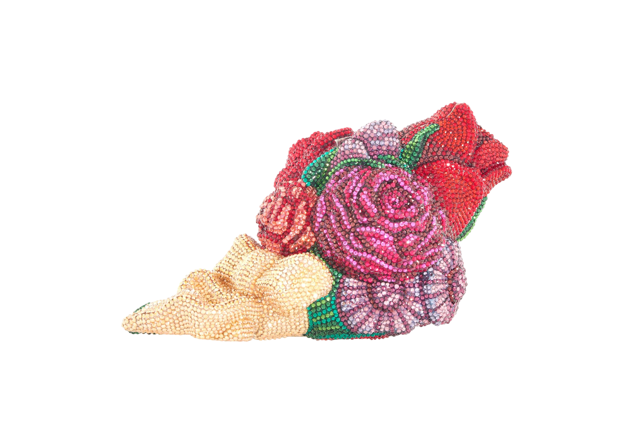 Red Roses Corsage - JudithLeiberGCC