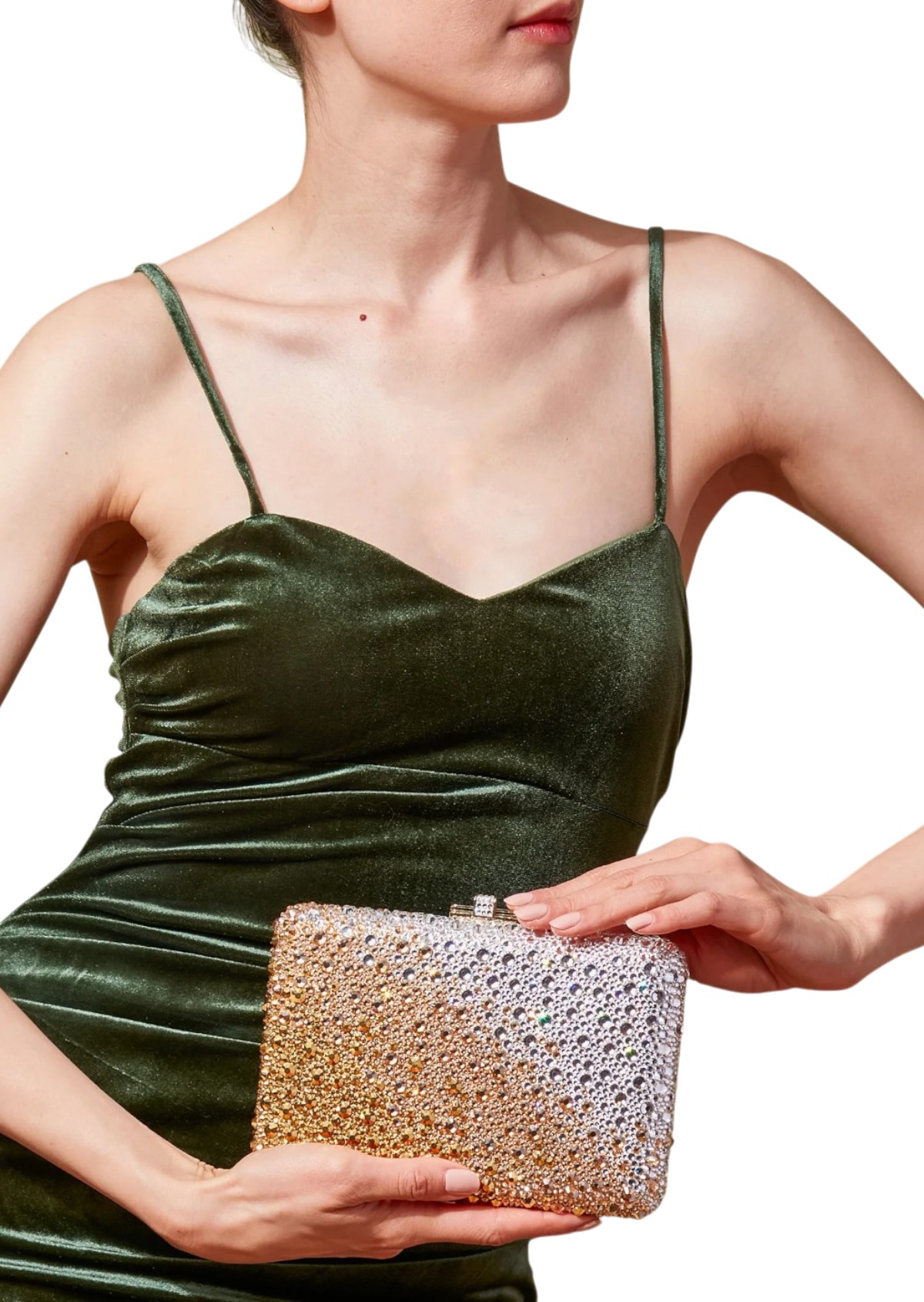 Slim Slide Gradient Caviar Gold