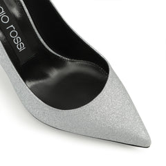 Sergio Rossi Godiva 90mm Argento Pump