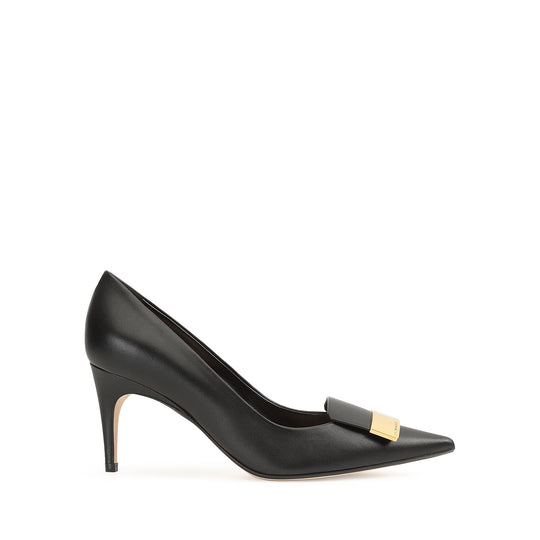 Sergio Rossi SR1 Black 75mm Pumps