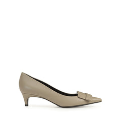 Sergio Rossi Sr1 45mm Taupe Pump