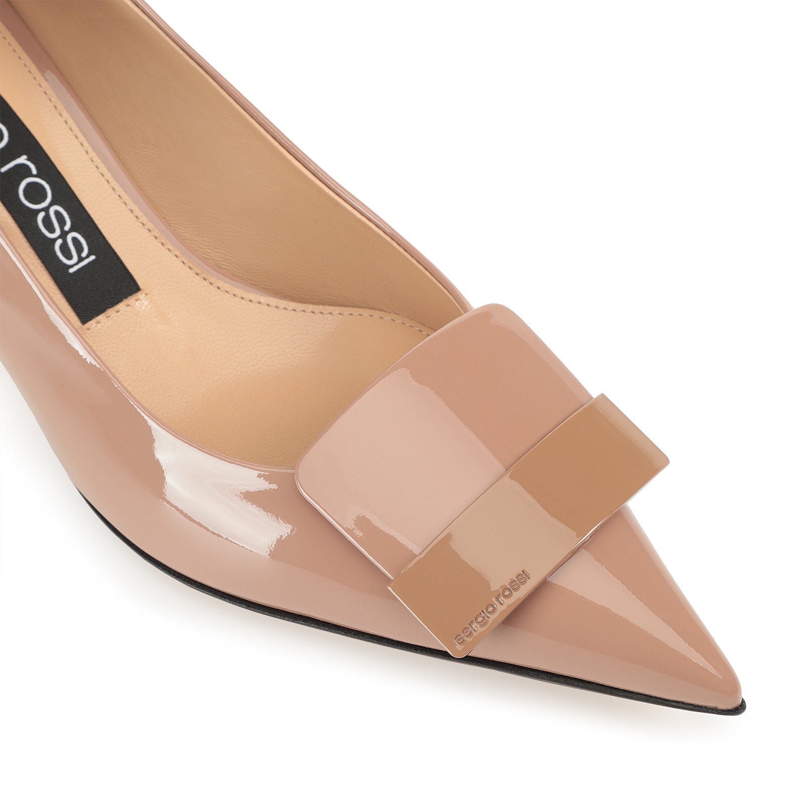 Sergio Rossi Sr1 45mm Bright Skin Pump