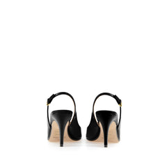 Sergio Rossi SR1 75mm Nero Slingback