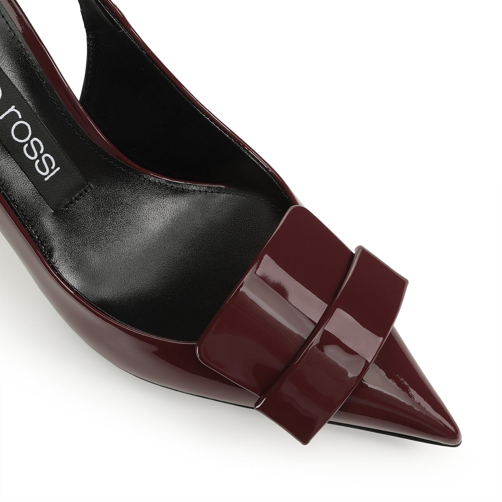 Sergio Rossi SR1 75mm Wine Slingback