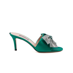 SJP by Sarah Jessica Parker Alcott 70mm Emerald Green Satin Sandals