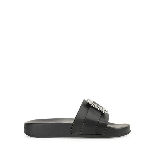 Sergio Rossi SR Jelly Black 10mm Sandals