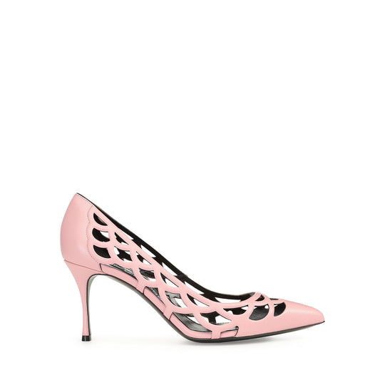 Sergio Rossi SR Mermaid Pink 75mm Pumps