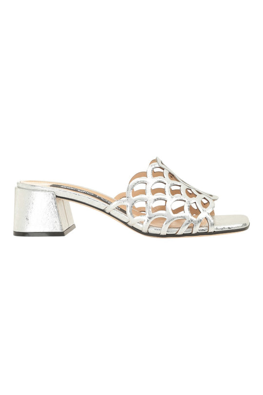 Sergio Rossi Mermaid Chunky Heel Sandals