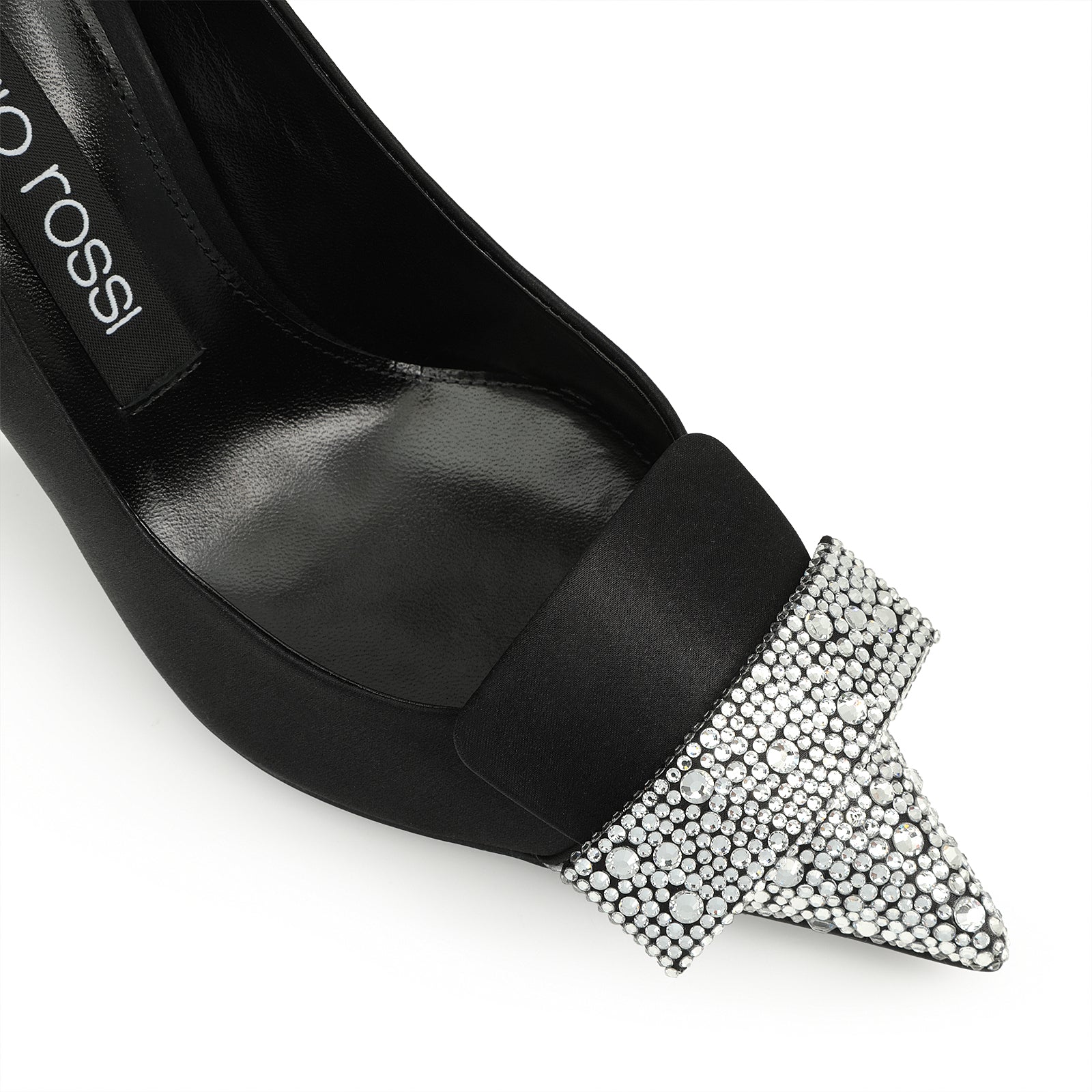 Sergio Rossi SR1 90mm Nero Crystal Pump