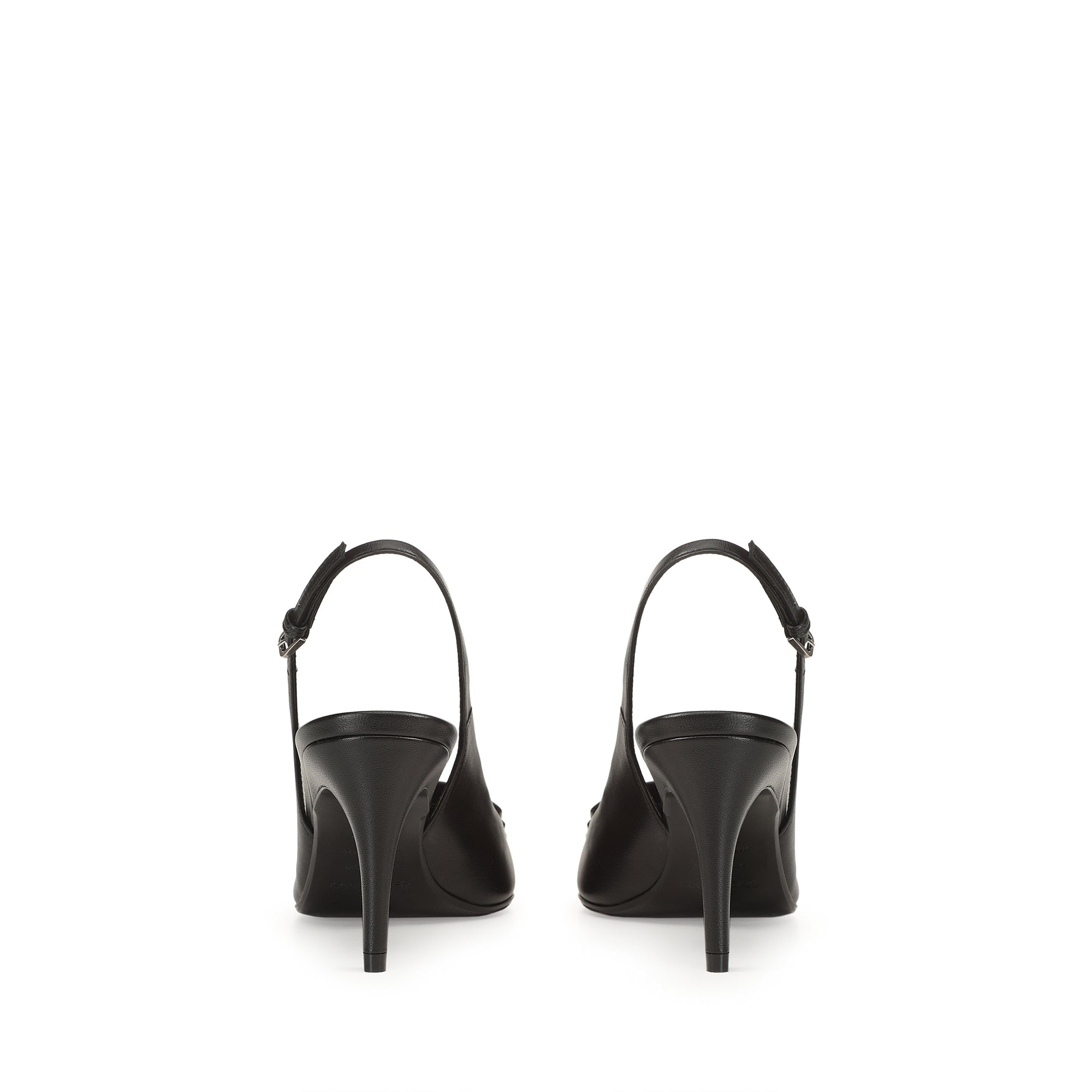 Sergio Rossi SR1 75mm Nero Slingback