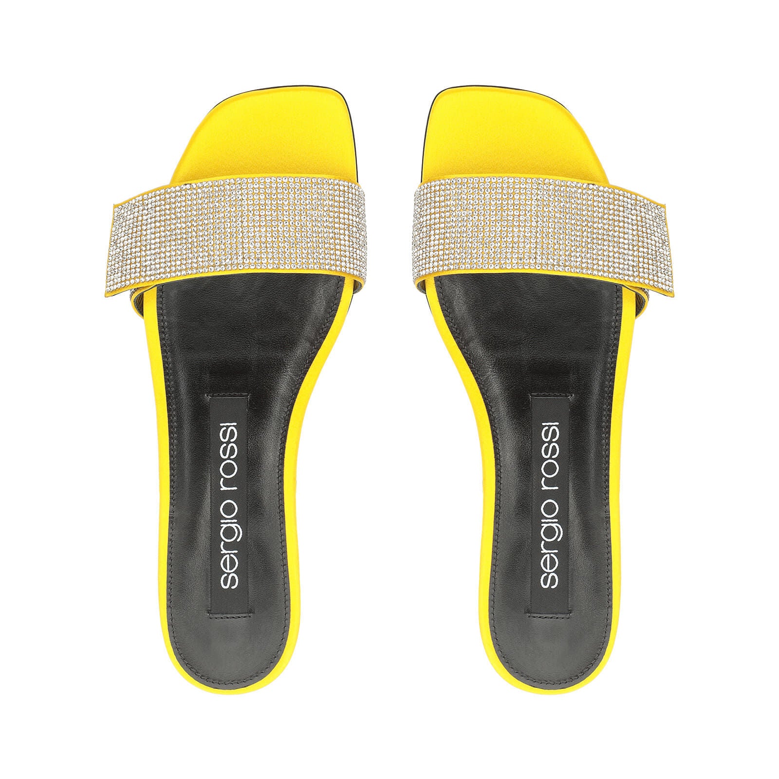 Sergio Rossi SR Paris Yellow 15mm Sandals