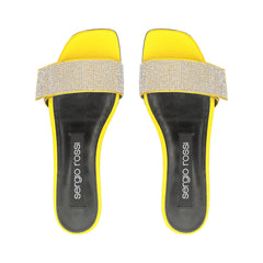 Sergio Rossi SR Paris Yellow 15mm Sandals
