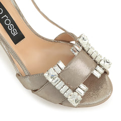 Sergio Rossi Sr Twenty 75mm Champagne Sandals