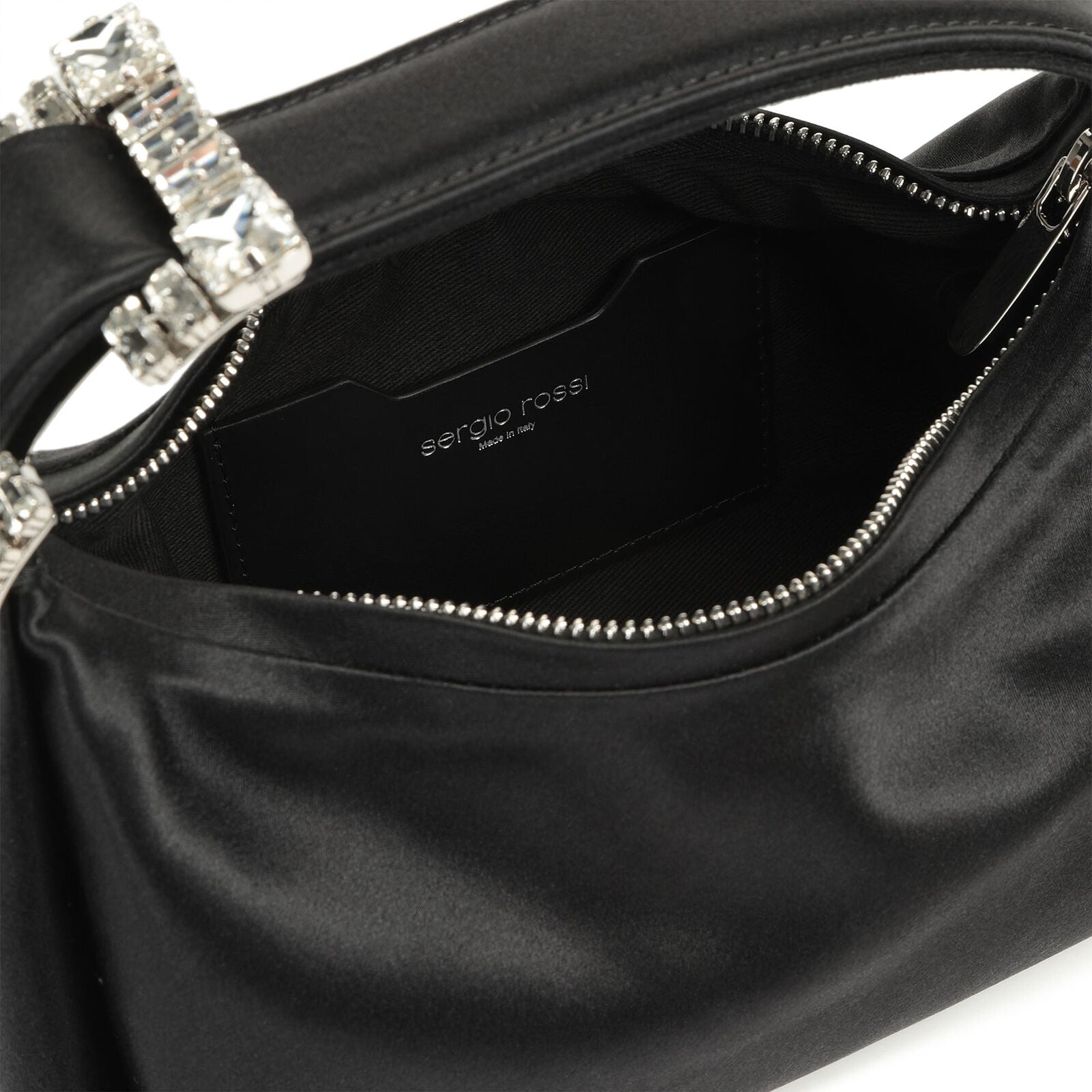 Sergio Rossi Twenty Mini Bag Black 0mm Top Handle Bag