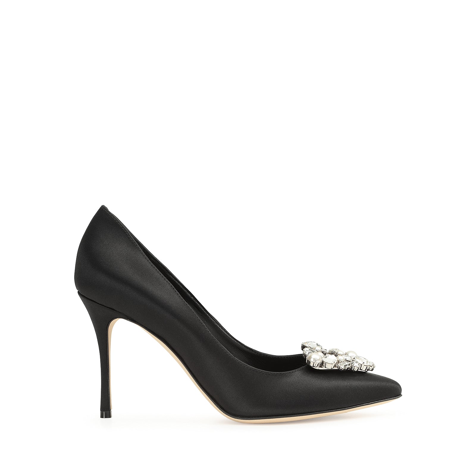 Sergio Rossi Sr Godiva Precious 90mm Nero Pump