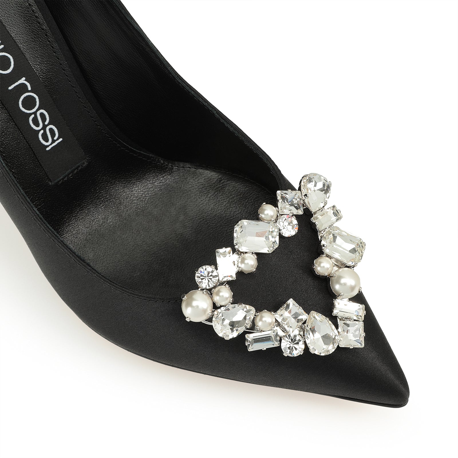 Sergio Rossi Sr Godiva Precious 90mm Nero Pump