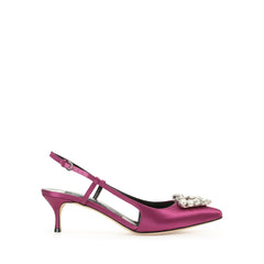 Sergio Rossi Sr Godiva Precious 50mm Bougainvillea Slingback