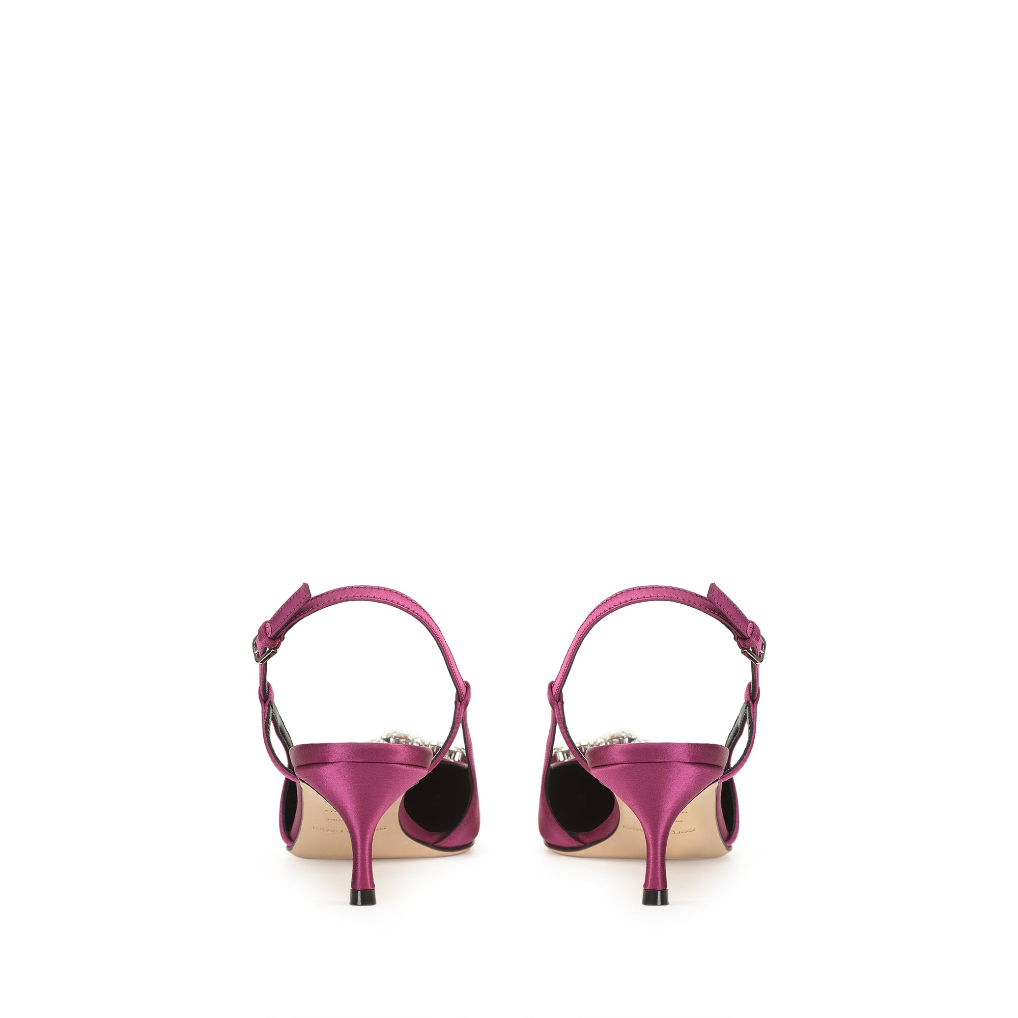 Sergio Rossi Sr Godiva Precious 50mm Bougainvillea Slingback