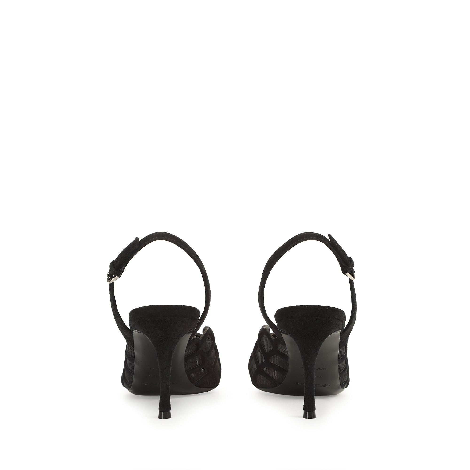 Sergio Rossi Sr1 75mm Nero Slingback