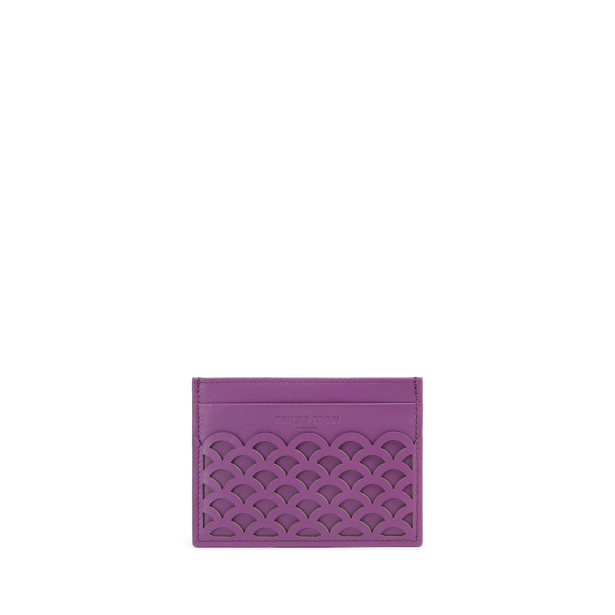 Sergio Rossi Sr Pelletteria Donna Bougainvillea Card Holder