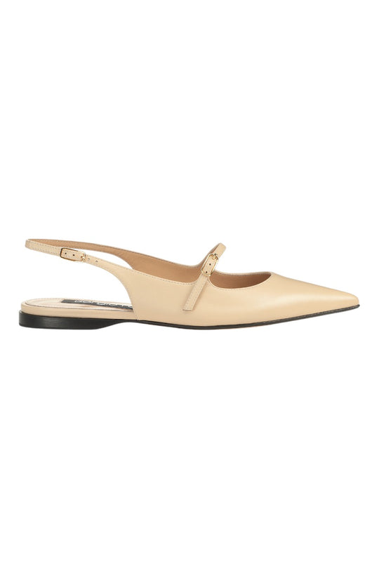 Sergio Rossi Godiva Slingbacks Flat Sandals