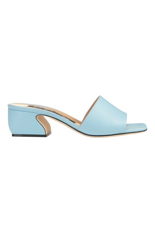 Sergio Rossi SI Rossi Sculptural Curved Heel Sandals