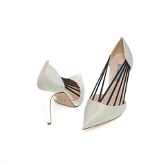 SJP By Sarah Jessica Parker Battersea Ivory Satin 100mm Pumps