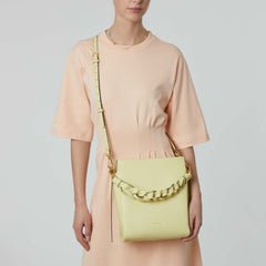 Coccinelle Boheme Medium Lime Shoulder Bag