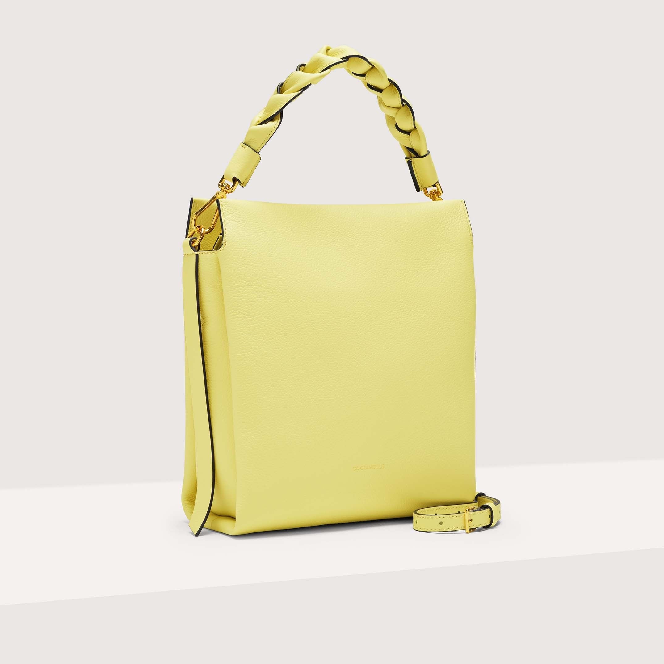 Coccinelle Boheme Medium Lime Shoulder Bag