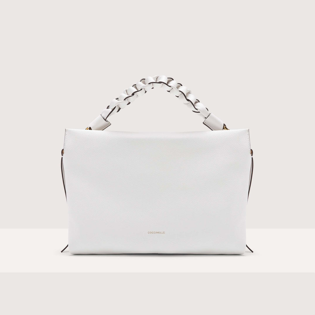 Coccinelle Boheme Medium White Handbag