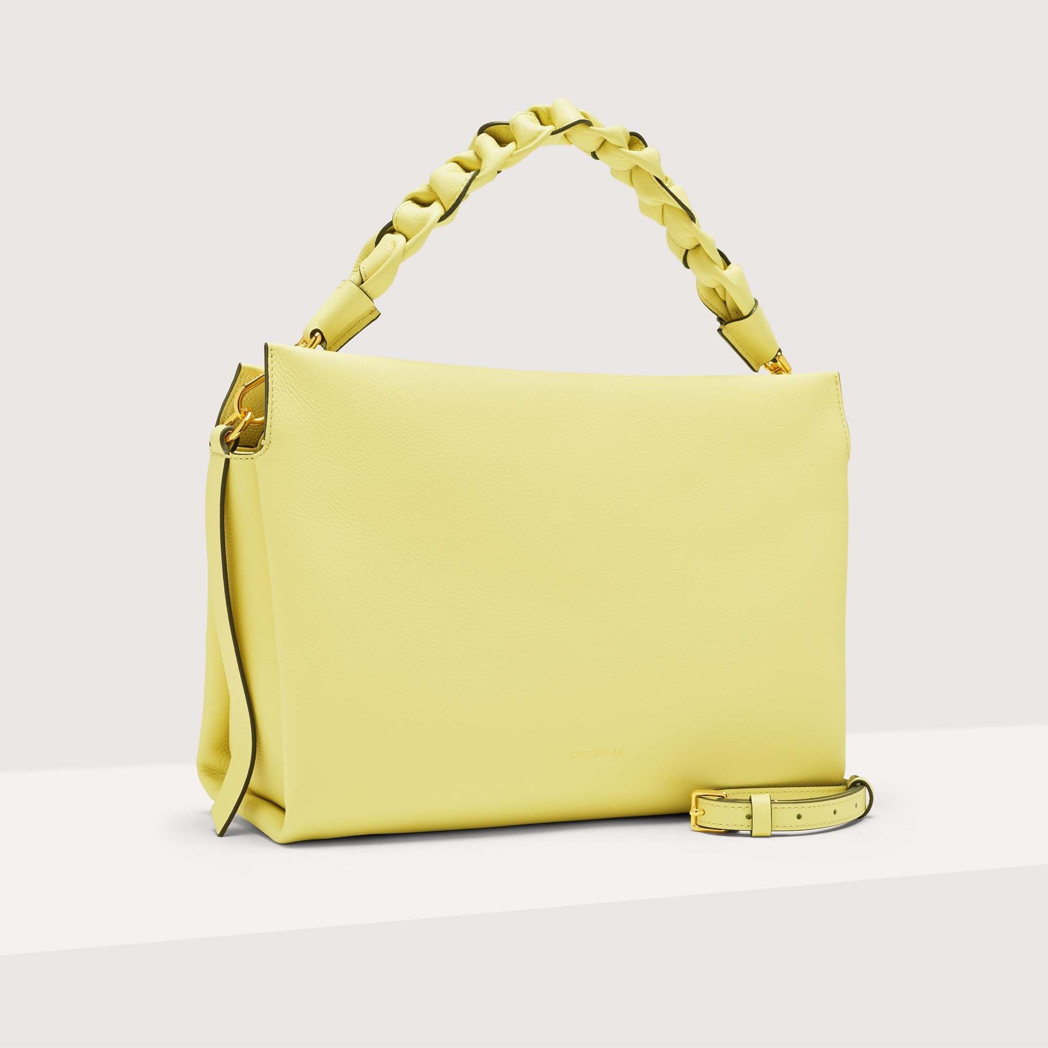 Coccinelle Boheme Medium Lime Handbag