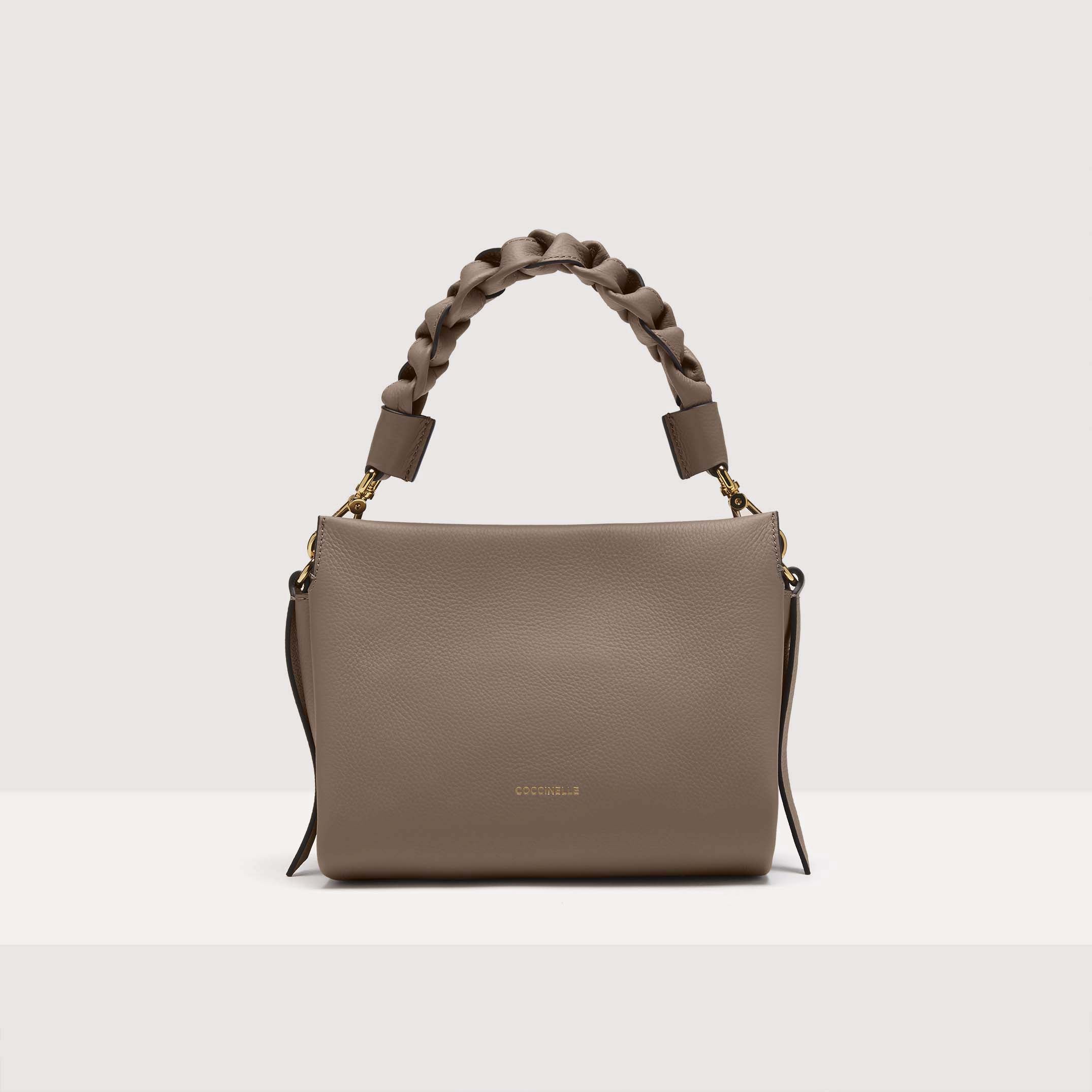 Coccinelle Boheme Small Handbag - Beige