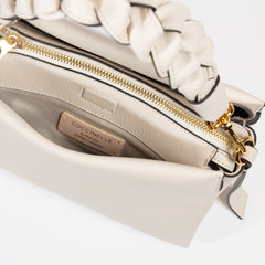 Coccinelle Boheme Grana Handbag - White