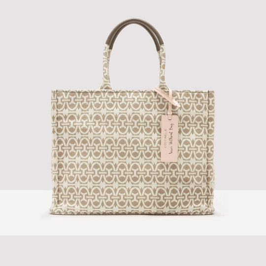 Coccinnelle Never Without Bag Monogram Natural Handbag