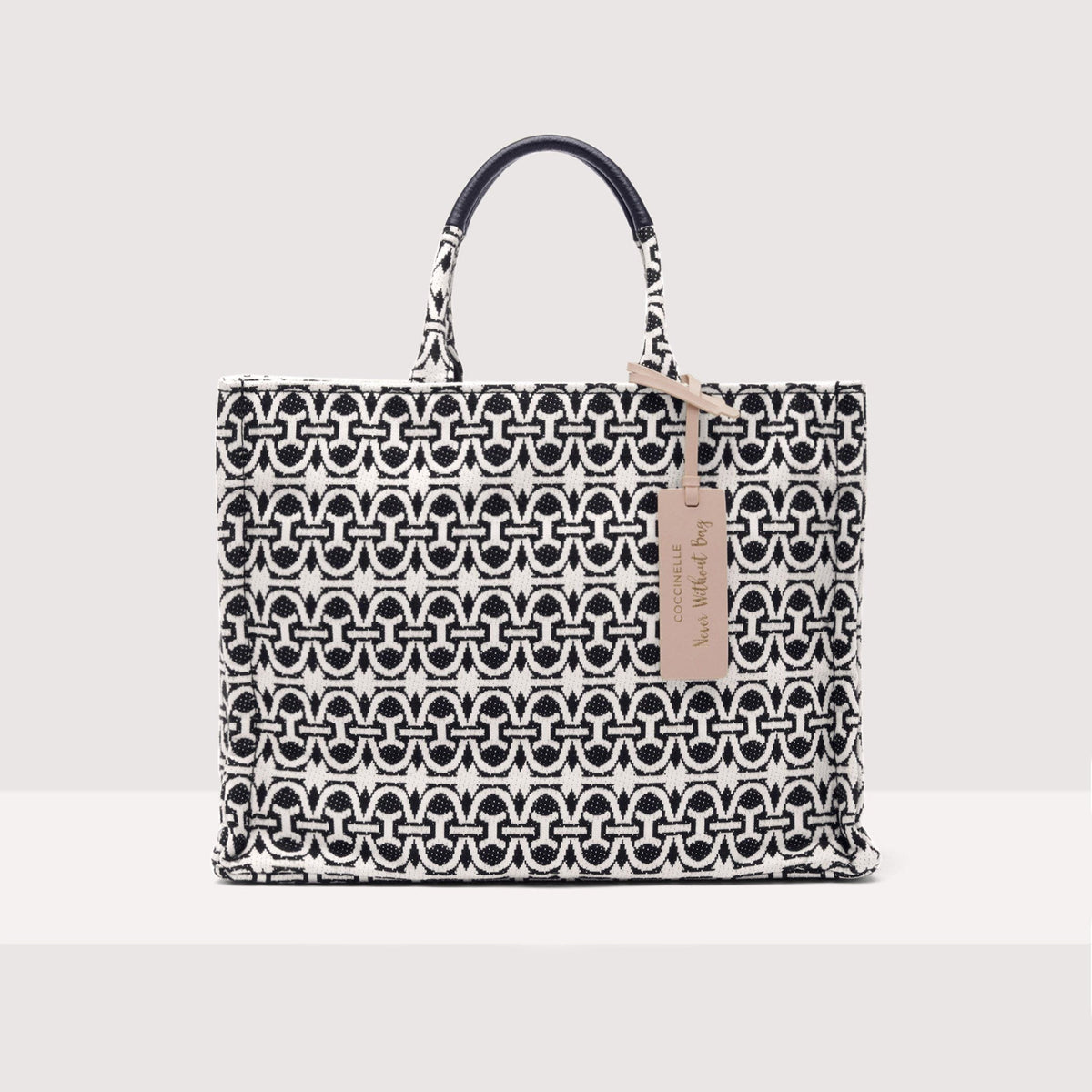 Coccinelle Never Without Bag Monogram Medium Multi Noir Handbag