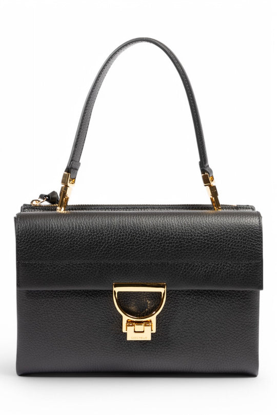 Arlettis Grained Leather Handbag
