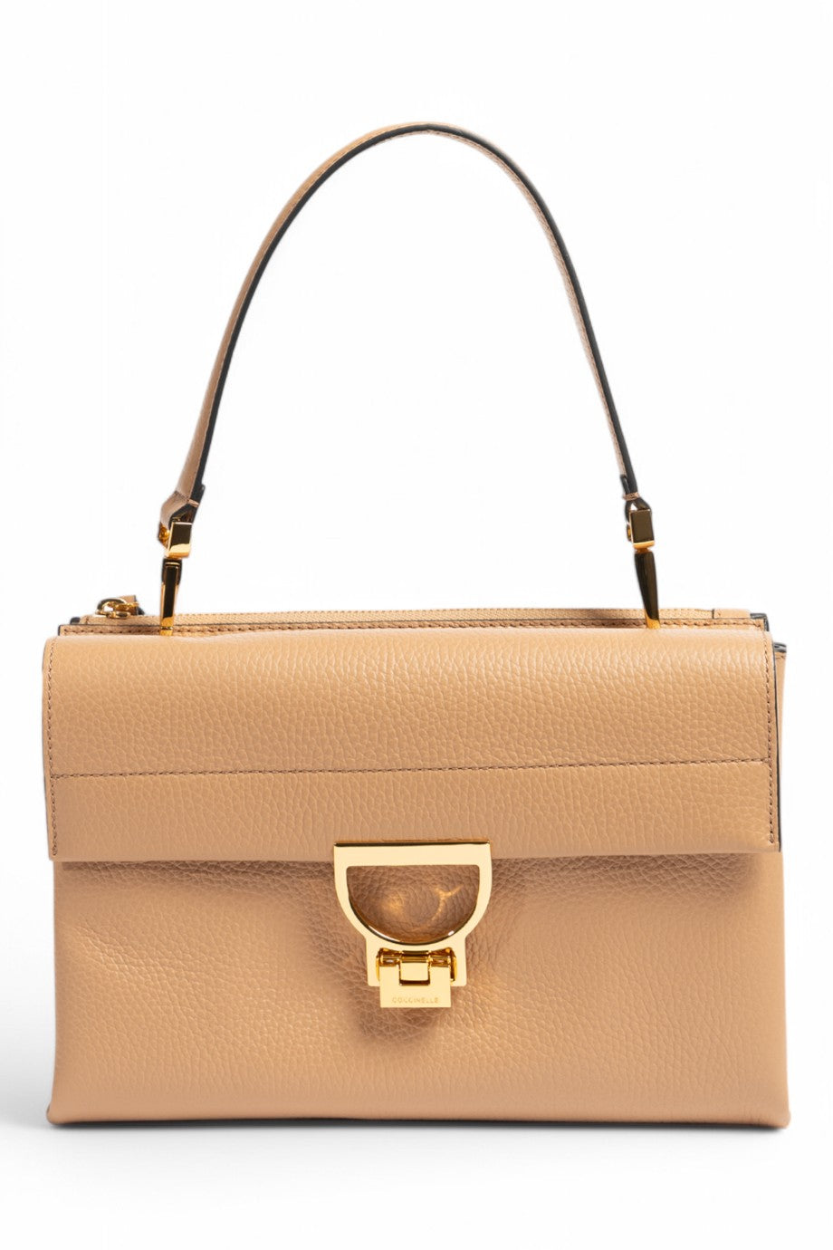 Arlettis Grained Leather Handbag