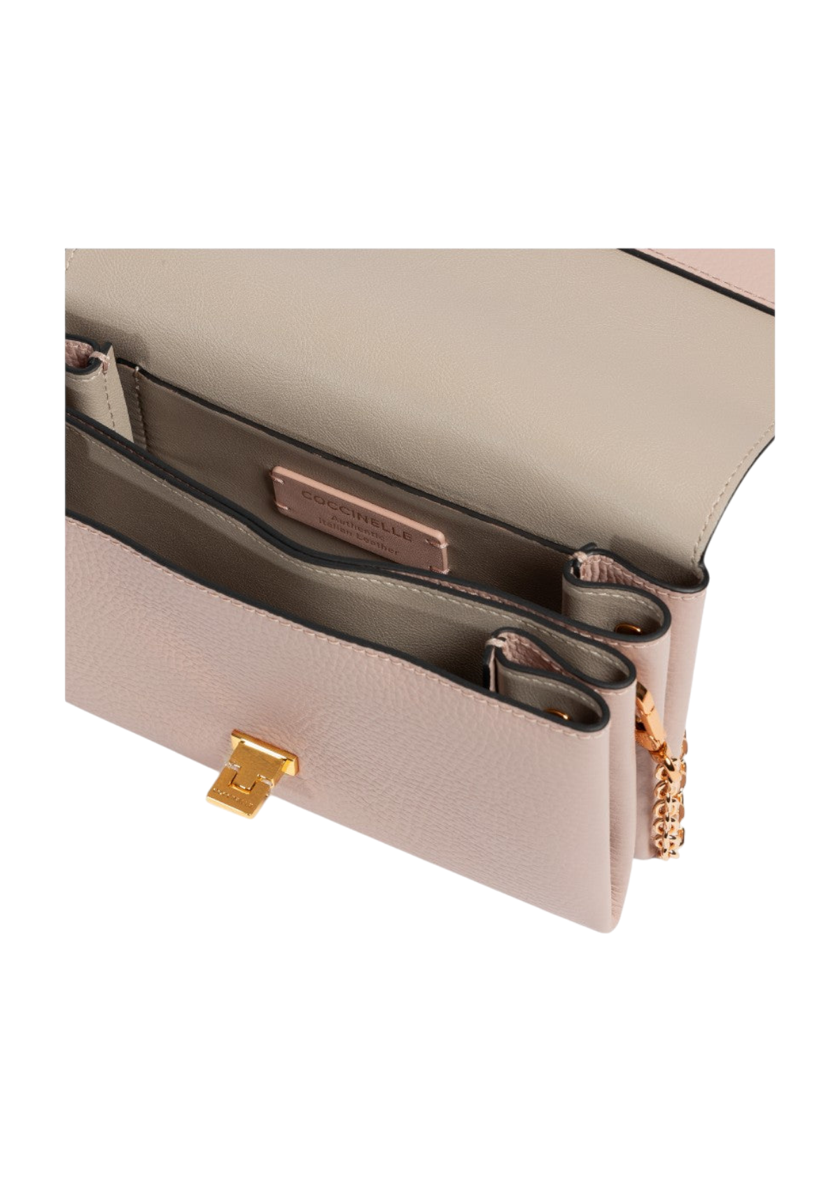 Arlettis Grained Leather Handbag