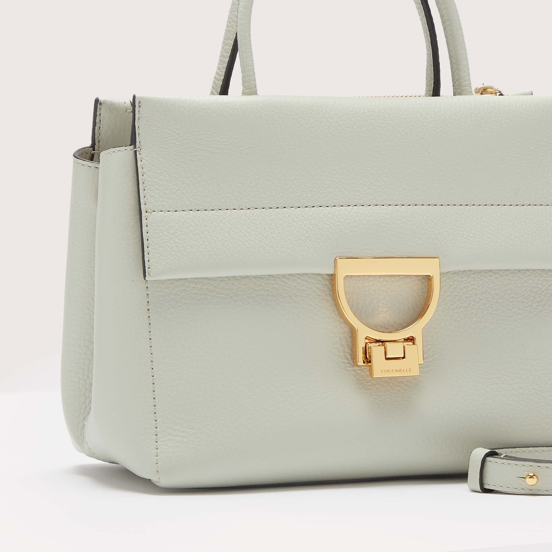 Coccinelle Arlettis Medium Celadon Green Handbag