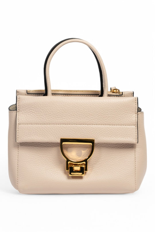 Arlettis Grained Leather Handbag