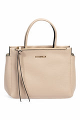 Arlettis Grained Leather Handbag