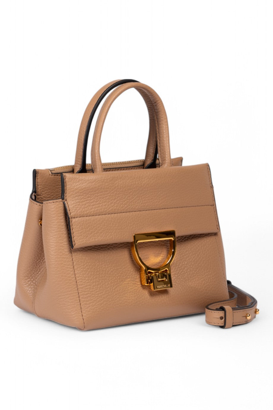 Arlettis Grained Leather Handbag