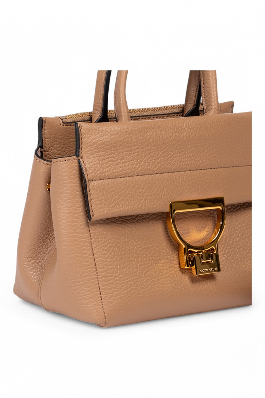 Arlettis Grained Leather Handbag