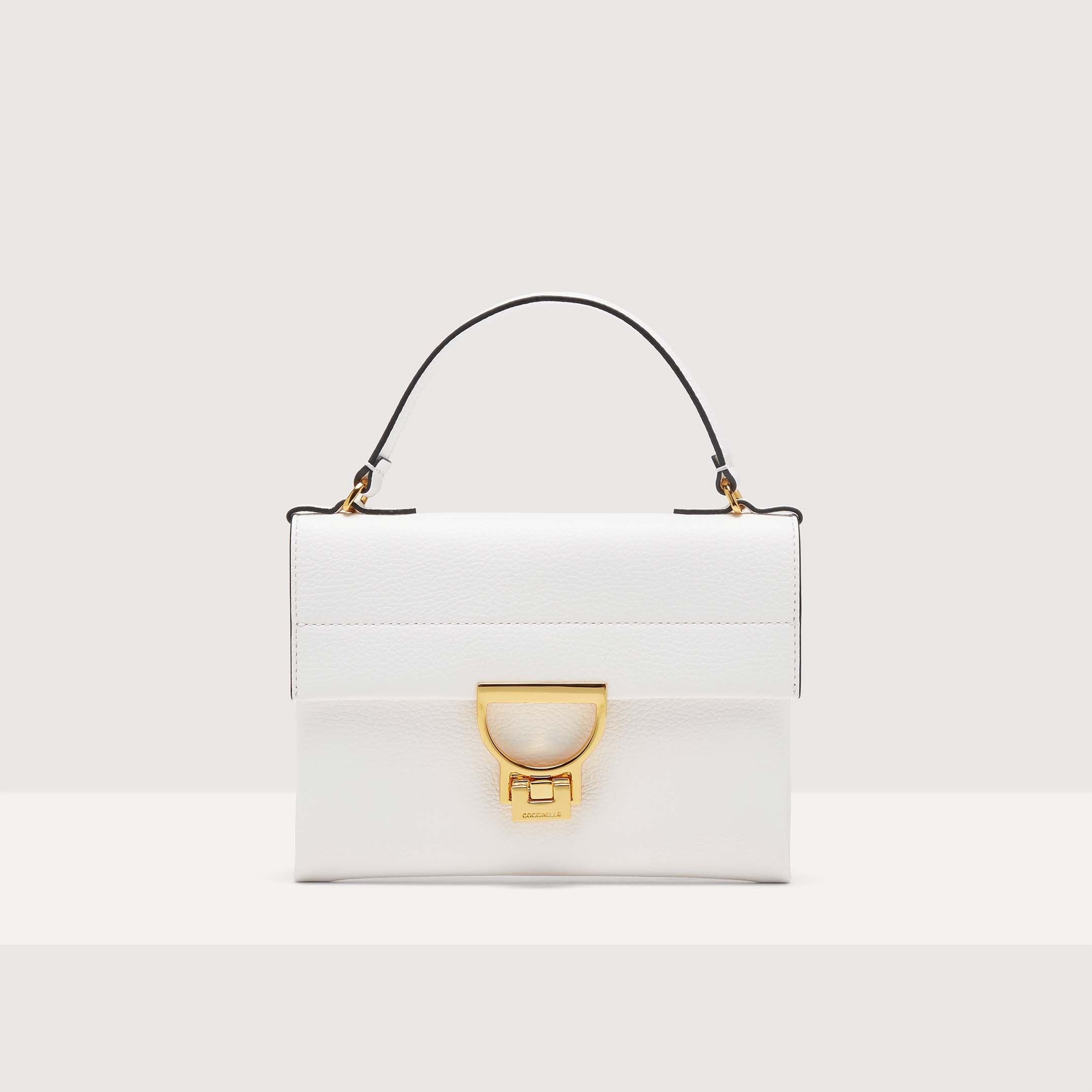 Coccinelle Arlettis Mini Brillant White Handbag