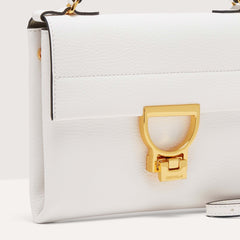 Coccinelle Arlettis Mini Brillant White Handbag