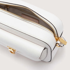 Coccinelle Beat Soft Small Brillant White Crossbody Bag