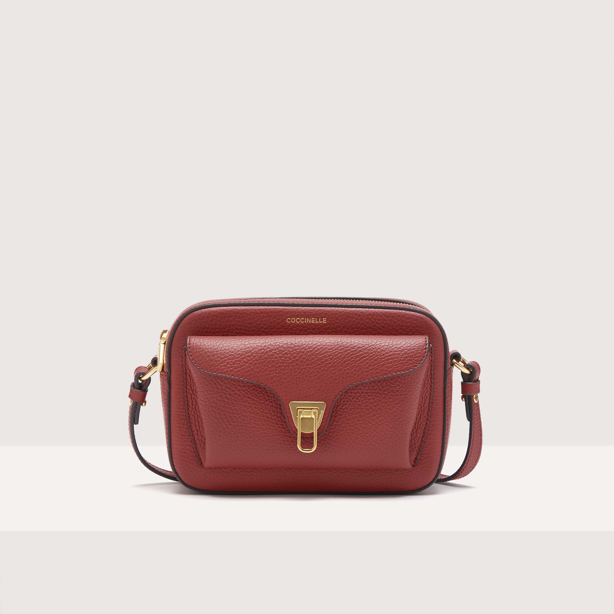 Coccinelle Beat Soft Small Handbag - Burgundy