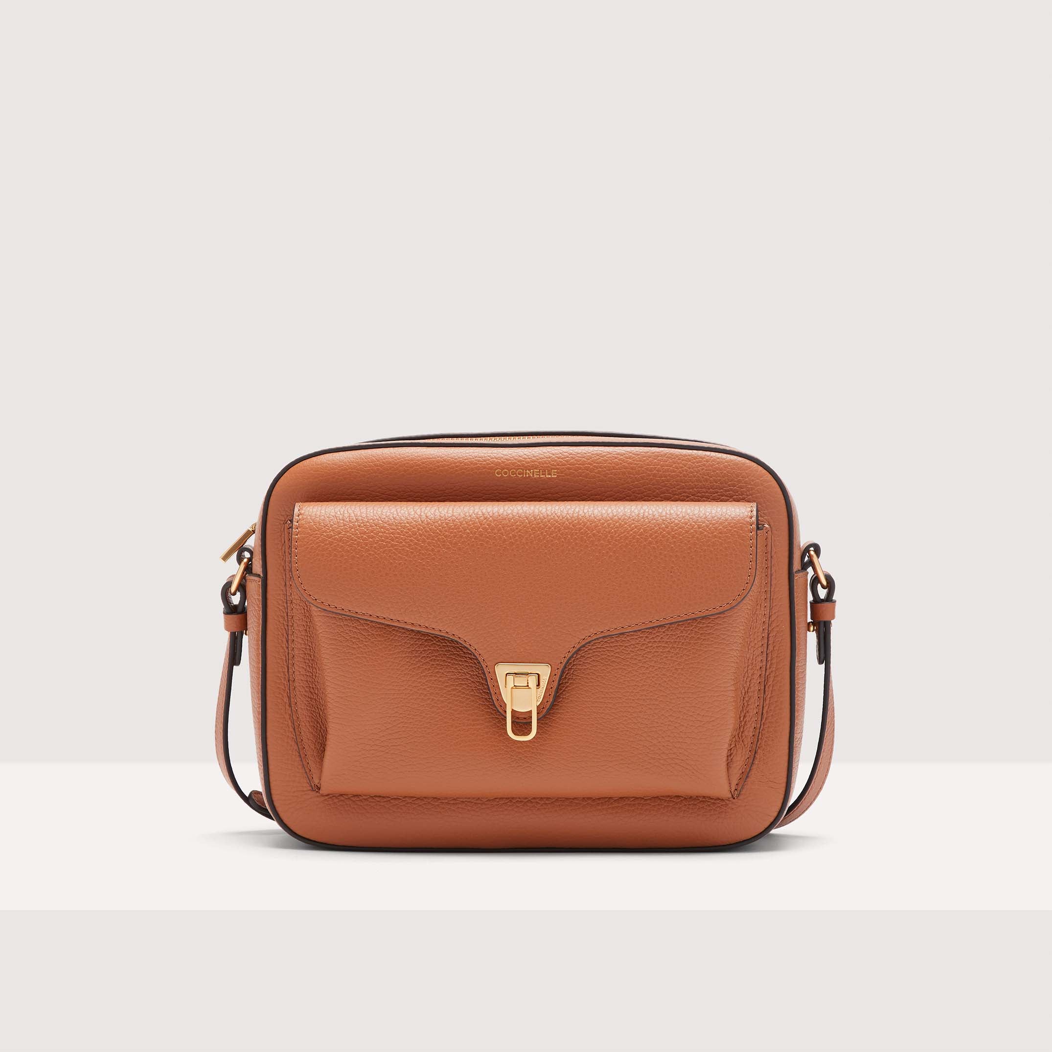 Coccinelle Beat Medium Soft Crossbody - Brown