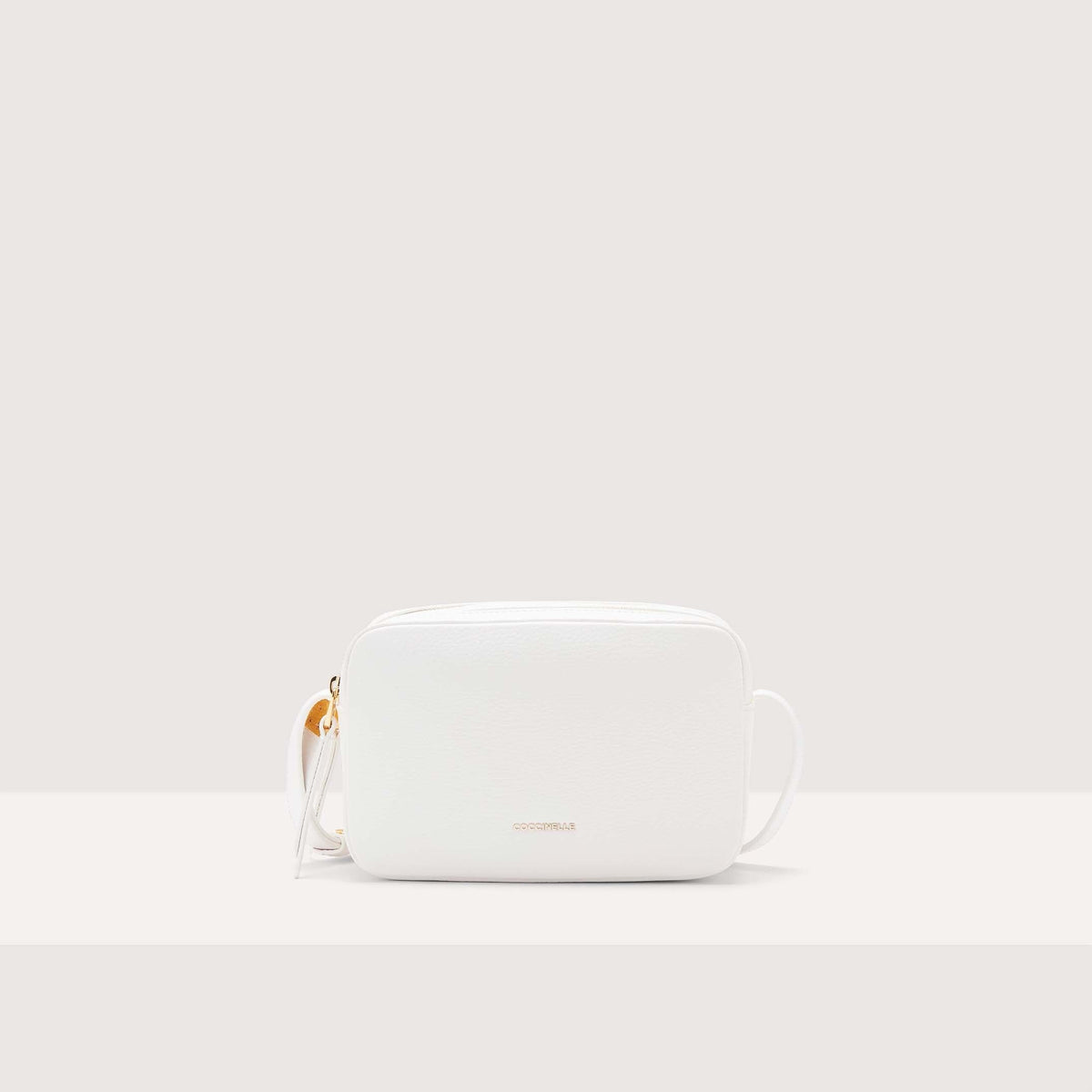 Coccinelle Gleen Small Brillant White Handbag